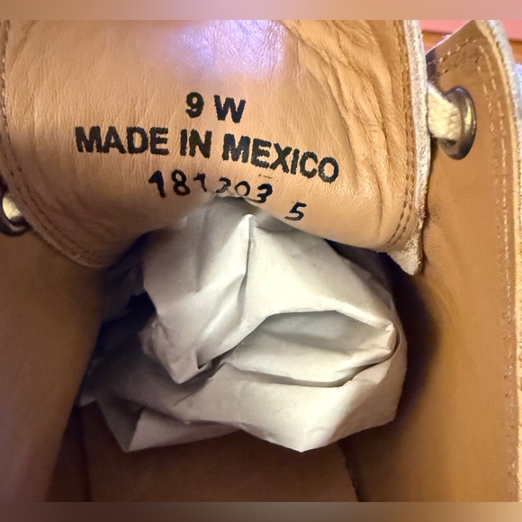 John Fluevog Simple Living Winch Cream Lace Leather Oxford Shoes Derby Wholecut - Picture 6 of 6